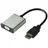 Value HDMI zu VGA Adapterkabel 0,15 m Schwarz