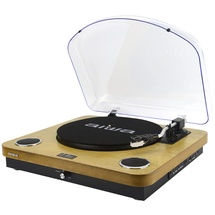 Aiwa GBTUR-120WDMKII Tocadiscos Bluetooth, Madera