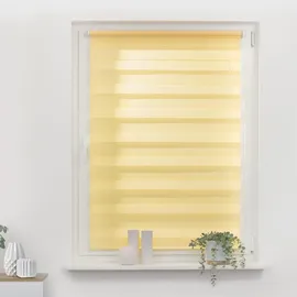 Lichtblick Duo Rollo / Doppelrollo Klemmfix 50 x 150 cm gelb