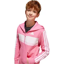 adidas Seasonal Essentials Tiberio 3-Streifen Trainingsanzug Pink Fusion/White/Clear Pink 176