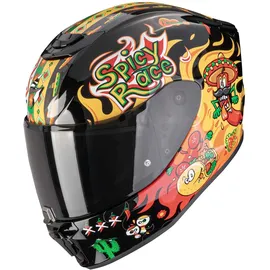 Scorpion EXO-JNR Air Yucatan Schwarz/Gelb/Rot/Grün S