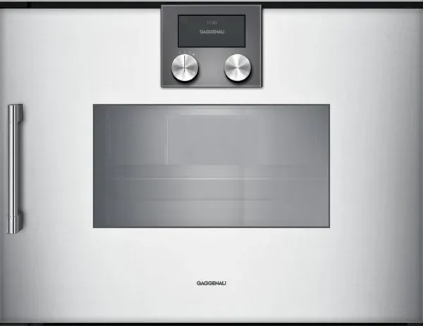 Gaggenau BSP250131 Dampfbackofen 60 cm Serie 200 Silberber Türanschlag rechts...