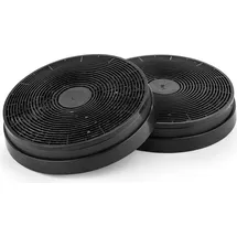 Klarstein Aktivkohlefilter 2er-Set Ø 17,5 cm