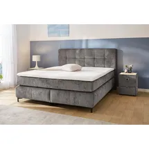 Jockenhöfer Boxspringbett BEATRICE MIX in Farbe 460/29 Microfaser beige