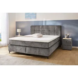 Jockenhöfer Boxspringbett BEATRICE MIX in Farbe 460/29 Microfaser beige