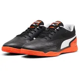 Puma Truco Iii Hallenfußballschuhe - Black / White / Flame Flicker - EU 46 1/2