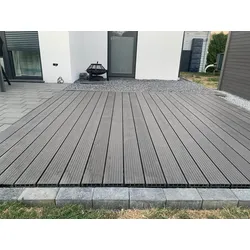 WPC Terrassendielen CATALEYA Bodenbelag Dielen Robust Modern Anthrazit 3m