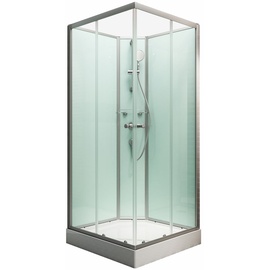 Schulte Korfu II Komplettdusche 89 x 89 cm silber-grün EP19360601502