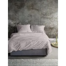 IRISETTE Feinbiber Melange uni Rosa 155 x 220 cm + 80 x 80 cm