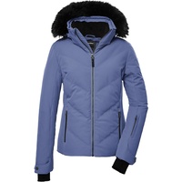 KILLTEC Damen Skijacke/Steppjacke mit abzippbarer Kapuze und Schneefang KSW 58 WMN SKI QLTD mittelblau, 42,