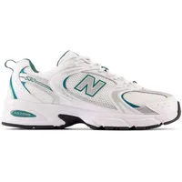 New Balance 530 White/Silver Metallic/Vintage Teal 40