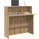 vidaXL Empfangstheke Artisan-Eiche 100x50x103,5 cm Holzwerkstoff