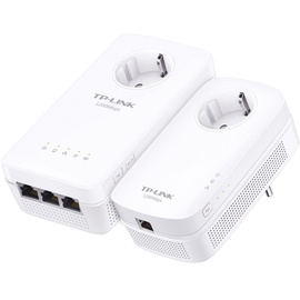 TP-LINK AV1200 Gigabit Passthrough Powerline ac Wi-Fi Kit, 2er-Bundle (TL-WPA8630P KIT)