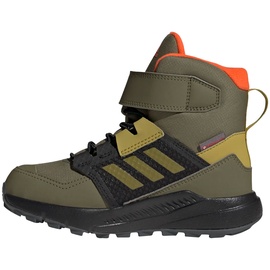 Adidas Terrex Trailmaker High Cold.RDY Hiking Shoes Wanderschuhe, Focus Olive/Pulse Olive/Orange, 36 2/3 EU