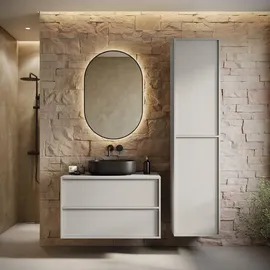 Badplaats Mali Badezimmerschrank 38 x 33 x 160 cm Beige