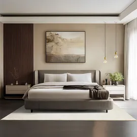 Tectake Kurzflorteppich Soft Zone - 160 x 230 cm creme