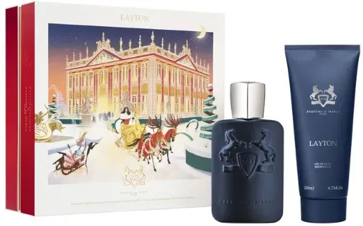 Parfums de Marly Layton Set = E.d.P. Nat. Spray 125 ml + Shower Gel 200 ml - 2 Artikel im Set