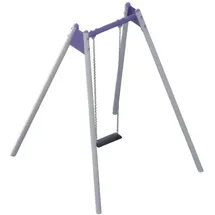 JV Möbel Schaukelplatz mit Schaukel grau