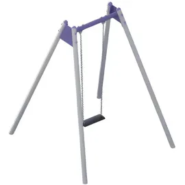 JV Möbel Schaukelplatz mit Schaukel grau