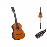 vidaXL Klassische Gitarre für Anfänger und Kinder 3/4 36" Lindenholz