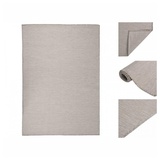 vidaXL Outdoor-Teppich Flachgewebe 160x230 cm Taupe