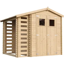 TIMBELA Gerätehaus 2,72 x 2,06 m Natur