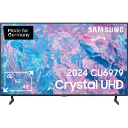 SAMSUNG LED-Fernseher, G (A-G), schwarz, 55, Fernseher