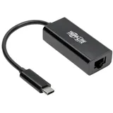 Eaton Power Quality Tripp Lite USB C to Gigabit Ethernet Adapter USB Type C to Gbe 10/100/1000 - Netzwerkadapter - USB-C 3.1 - Gigabit Ethernet - Schwarz - Schwarz