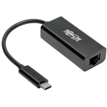 Eaton Power Quality Tripp Lite USB C zu Gigabit Ethernet Adapter USB Typ C zu Gbe 10/100/1000 - Netzwerkadapter - USB-C 3.1 - Gigabit Ethernet - schwarz