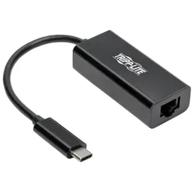 Eaton Power Quality Tripp Lite USB C zu Gigabit Ethernet Adapter USB Typ C zu Gbe 10/100/1000 - Netzwerkadapter - USB-C 3.1 - Gigabit Ethernet - schwarz