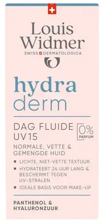 Louis Widmer Hydraderm Tagesfluid SPF15 Parfümfrei Tube 50ml