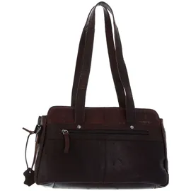 Spikes & Sparrow Umhängetasche Bronco Shoulderbag M Dark Brown