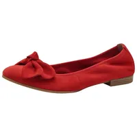 TAMARIS Da.-Ballerina für Damen, rot, Gr. 36 EU