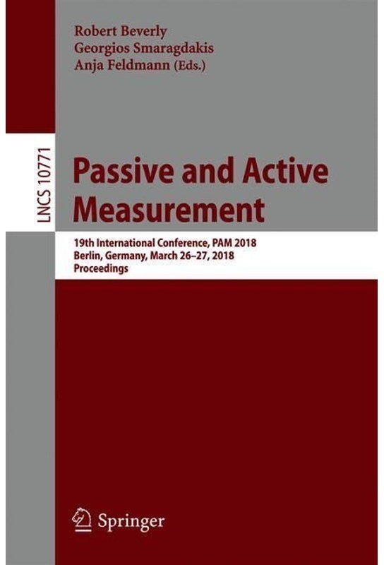 Passive And Active Measurement, Kartoniert (TB)
