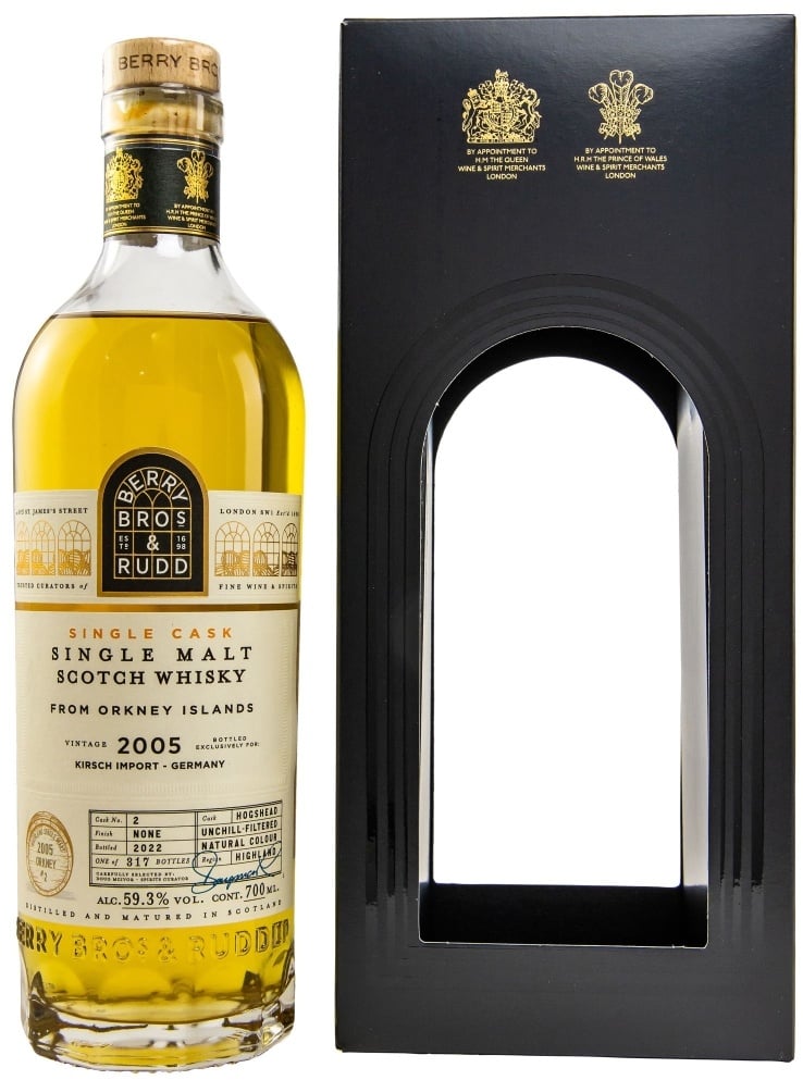 Berry Bros & Rudd - Orkney Islands 2005/2022 Peated 59,3% 0,7l