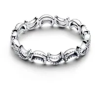Pandora Damenring Halbmond Silber, 58/18,5