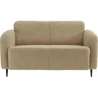 2-Sitzer INOSIGN "Marone" Sofas Gr. B/H/T: 140cm x 76cm x 90cm, Luxus-Microfaser weich, 2-Sitzer, beige (creme)