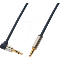 Logilink Audio Anschlusskabel 3.5 mm 3-Pin Klinkenstecker auf 90°