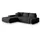 masseno Ecksofa Velours 2-Sitzer Schwarz