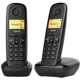 Gigaset A270 Duo Dect Telefoon Zwart - Schwarz