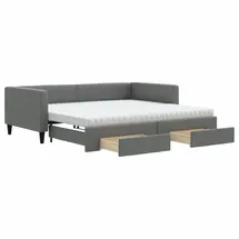 vidaXL Tagesbett 100 x 200 cm Dunkelgrau