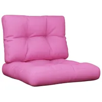 VidaXL Palettenkissen 2-tlg. Rosa Stoff