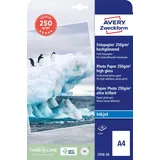 Avery Zweckform Fotopapier 2556-20 DIN A4 hochglänzend 250 g/qm 20 Blatt