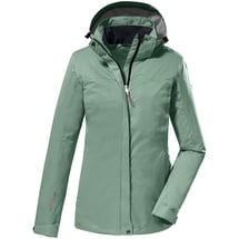 KILLTEC Damen Funktionsjacke/Outdoorjacke mit abzippbarer Kapuze - Kurzgröße KOS 133 KG WMN JCKT, pistazie, 22,