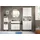 WELLTIME Litica Hochschrank 70 x 34 x 193 cm Weiß MDF