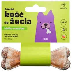 AZANKI Hundeknochen mit Insekten und Kokosnuss S/M 12cm