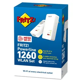 AVM FRITZ!Powerline 1260E International 1200 Mbps 2 Adapter 20002819