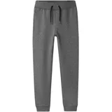 NAME IT Jungen Jogger Nkmsweat Pant Bru Noos, Dark Grey Melange, 158