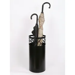 Schirmständer Design Fence 49xØ23cm schwarz SZAGATO Made in Germany moderner Regenschirmständer groß Schirmhalter Regenschirmhalter Design