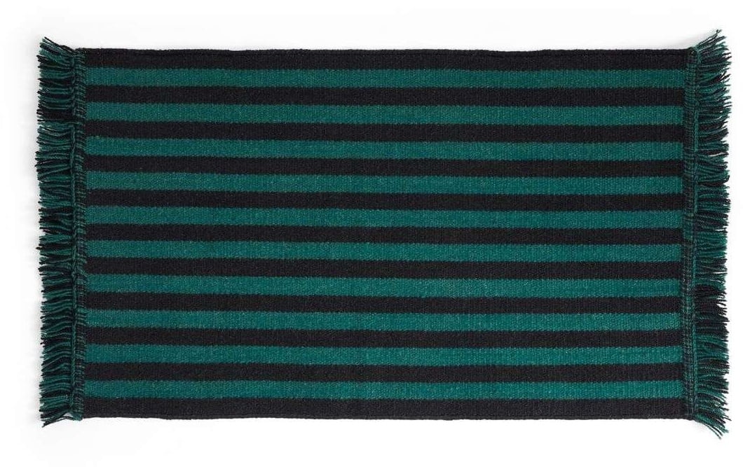 Hay - Stripes and Stripes Wool Rug 95x52 Green - 520 - 5